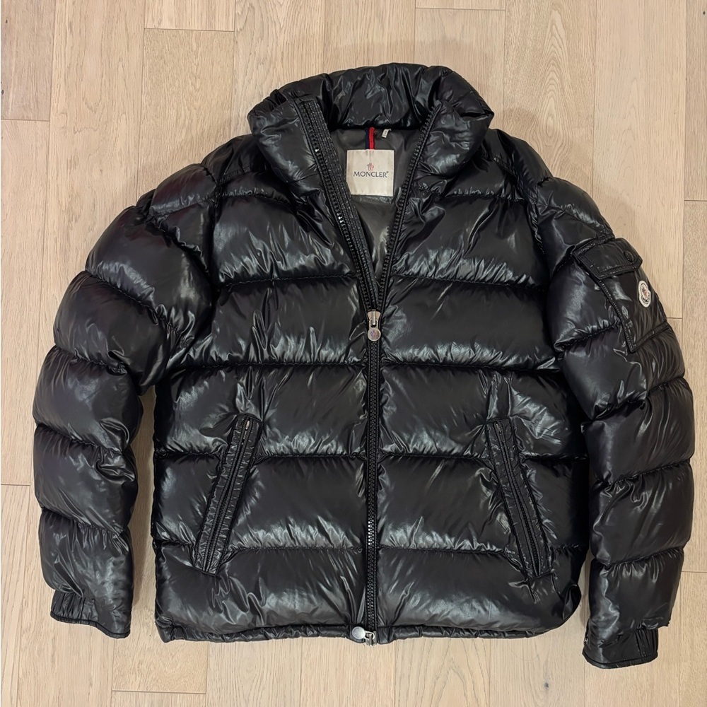 Moncler Black Puffer Jacket Size 4